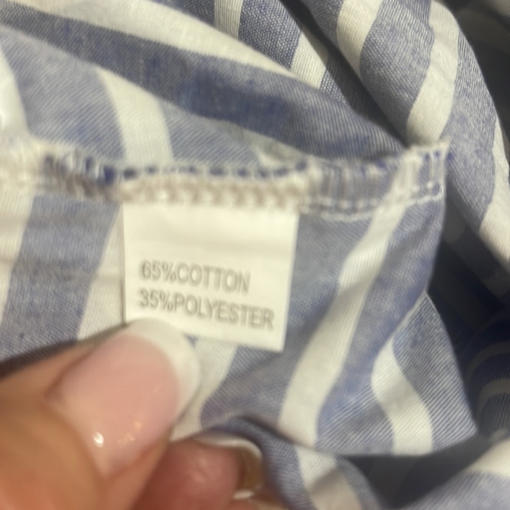 CBR Striped Romper NWT nautical size m - Picture 4 of 4